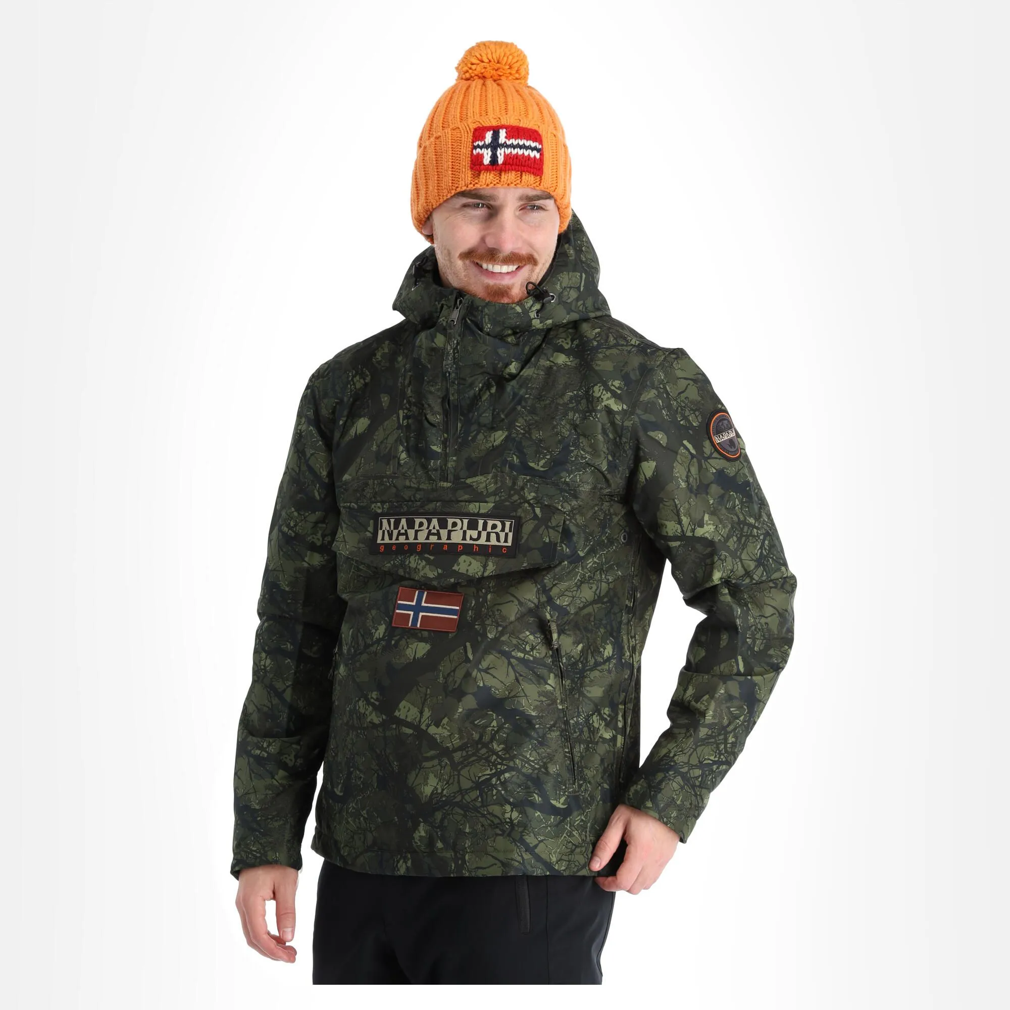 Napapijri, Rainforest Pocket Prt 2 (2022/2023) Anorak D'hiver Hommes Camo Vert 5 Napapijri, Rainforest Pocket Prt 2 (2022/2023) Anorak D'hiver Hommes Camo Vert – Image 3