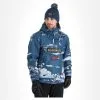 Napapijri, Rainforest Pocket Prt 2 (2022/2023) Anorak D'hiver Hommes Mount Bleu -ColourWear Soldes napapijri rainforest pocket prt 2 2022 2023 af anorak heren mount 22napap113v3 BI 02