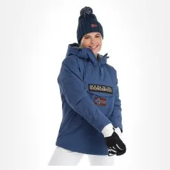 Napapijri, Rainforest W Pocket 4 (2022/2023) Anorak D'hiver Femmes Ensign Bleu -ColourWear Soldes napapijri rainforest w pocket 4 af anorak dames ensign blauw 22napap108v3 BI 04
