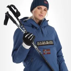 Napapijri, Rainforest W Pocket 4 (2022/2023) Anorak D'hiver Femmes Ensign Bleu -ColourWear Soldes napapijri rainforest w pocket 4 af anorak dames ensign blauw 22napap108v3 BI 05