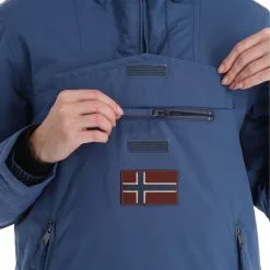 Napapijri, Rainforest W Pocket 4 (2022/2023) Anorak D'hiver Femmes Ensign Bleu -ColourWear Soldes napapijri rainforest w pocket 4 af anorak dames ensign blauw 22napap108v3 BI 08