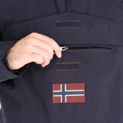 Napapijri, Rainforest Winter 2 Anorak D'hiver Hommes Marine Bleu -ColourWear Soldes napapijri rainforest winter 2 anorak heren marine blauw AF10nap015c BI 07