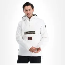 Napapijri, Rainforest Winter 3 (2022/2023) Anorak D'hiver Hommes Bright Blanc
