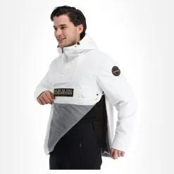 Napapijri, Rainforest Winter 3 (2022/2023) Anorak D'hiver Hommes Bright Blanc -ColourWear Soldes napapijri rainforest winter 3 af anorak heren bright wit 22napap111v8 BI 06