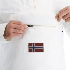 Napapijri, Rainforest Winter 3 (2022/2023) Anorak D'hiver Hommes Bright Blanc -ColourWear Soldes napapijri rainforest winter 3 af anorak heren bright wit 22napap111v8 BI 08