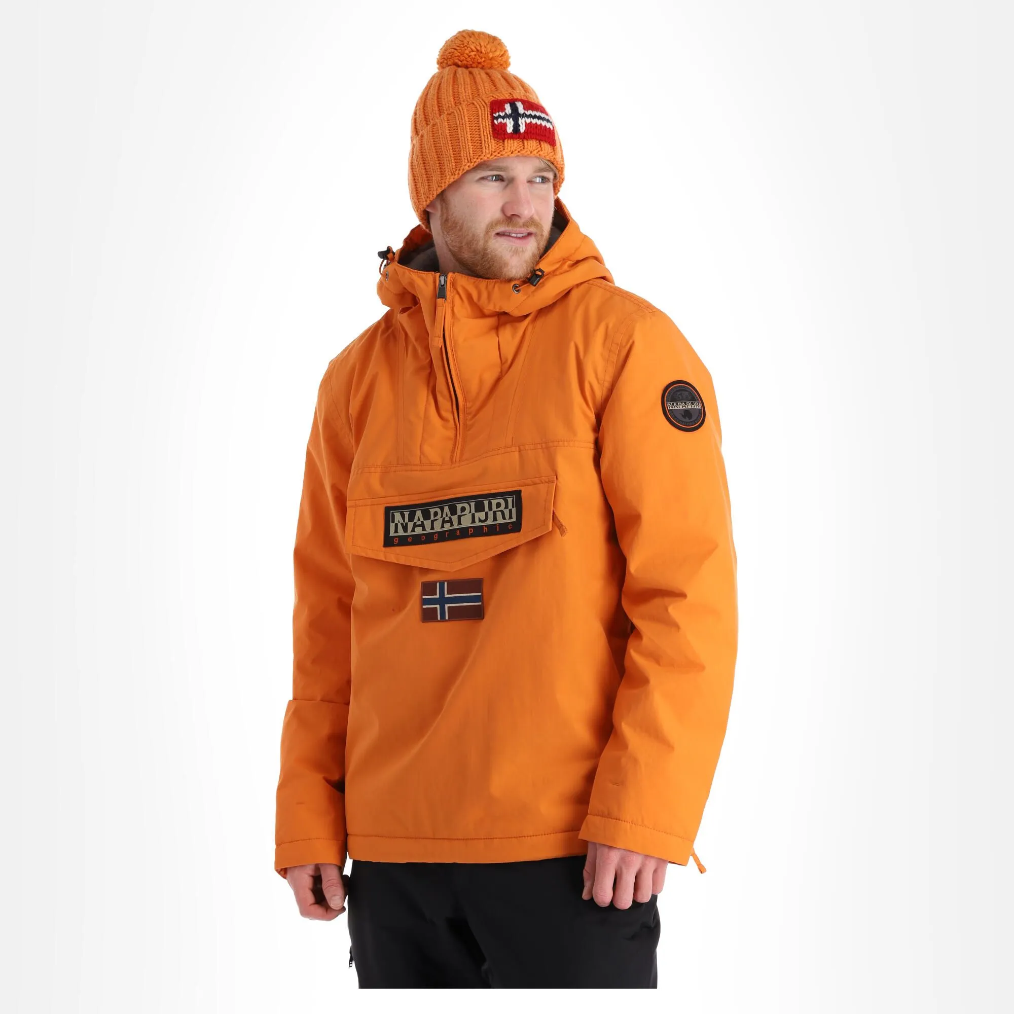 Napapijri, Rainforest Winter 3 (2022/2023) Anorak D'hiver Hommes Butternut Orange 3 Napapijri, Rainforest Winter 3 (2022/2023) Anorak D'hiver Hommes Butternut Orange