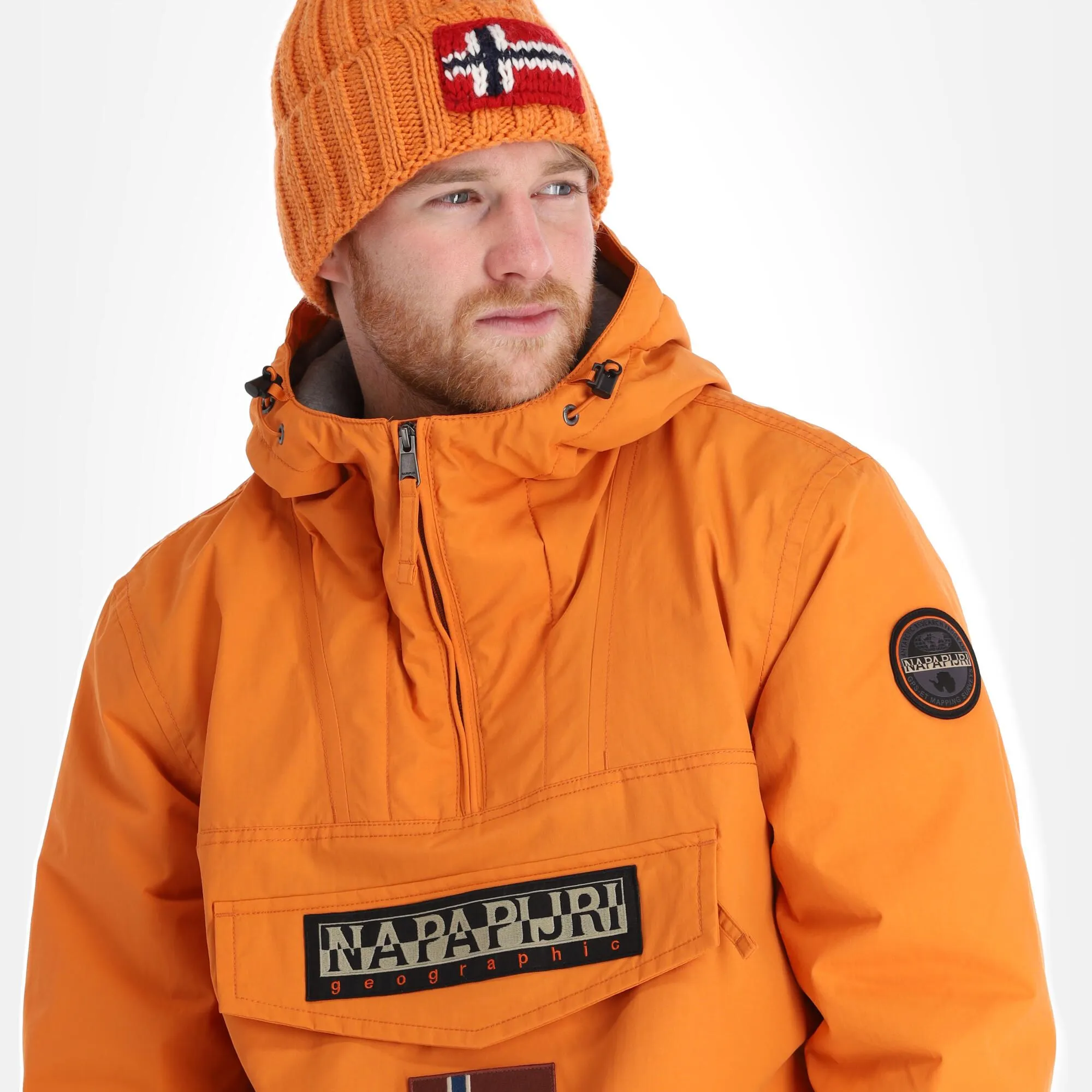 Napapijri, Rainforest Winter 3 (2022/2023) Anorak D'hiver Hommes Butternut Orange 6 Napapijri, Rainforest Winter 3 (2022/2023) Anorak D'hiver Hommes Butternut Orange – Image 4