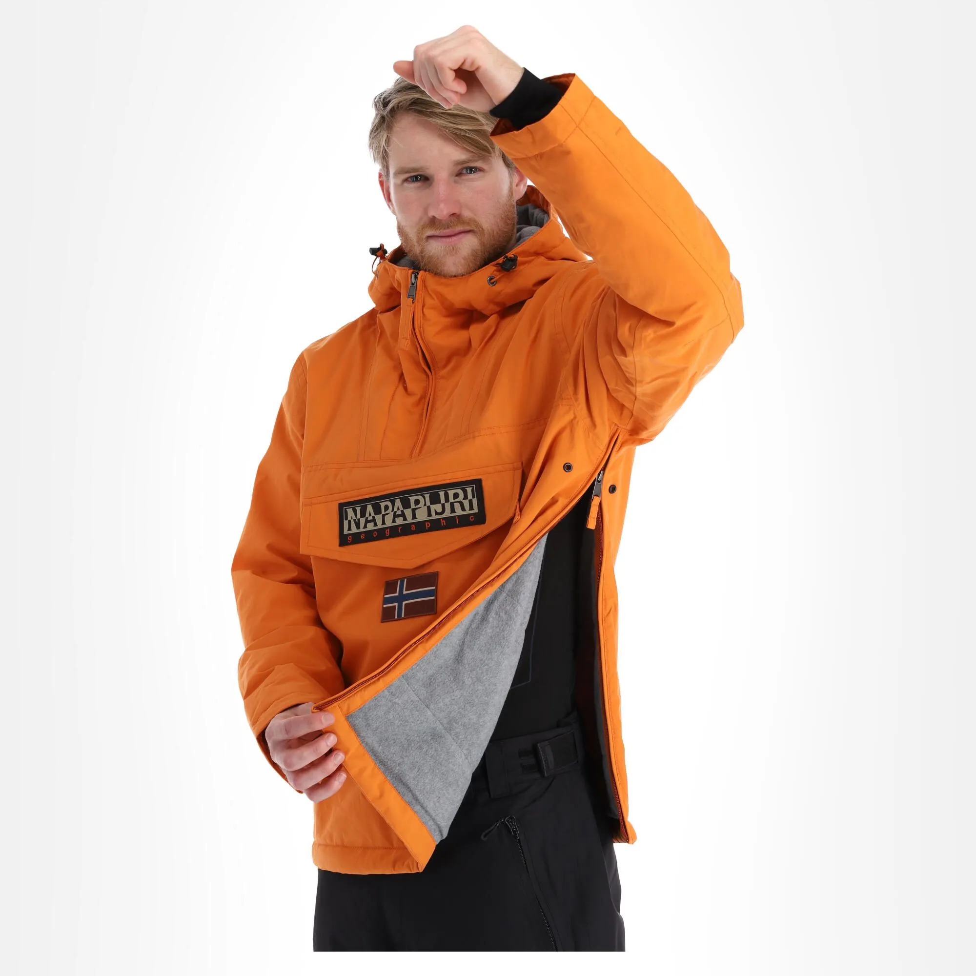 Napapijri, Rainforest Winter 3 (2022/2023) Anorak D'hiver Hommes Butternut Orange 7 Napapijri, Rainforest Winter 3 (2022/2023) Anorak D'hiver Hommes Butternut Orange – Image 5