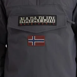 Napapijri, Rainforest Winter 3 (2022/2023) Anorak D'hiver Hommes Dark Solid Gris -ColourWear Soldes napapijri rainforest winter 3 af anorak heren dark solid grijs 22napap111v1 BI 08