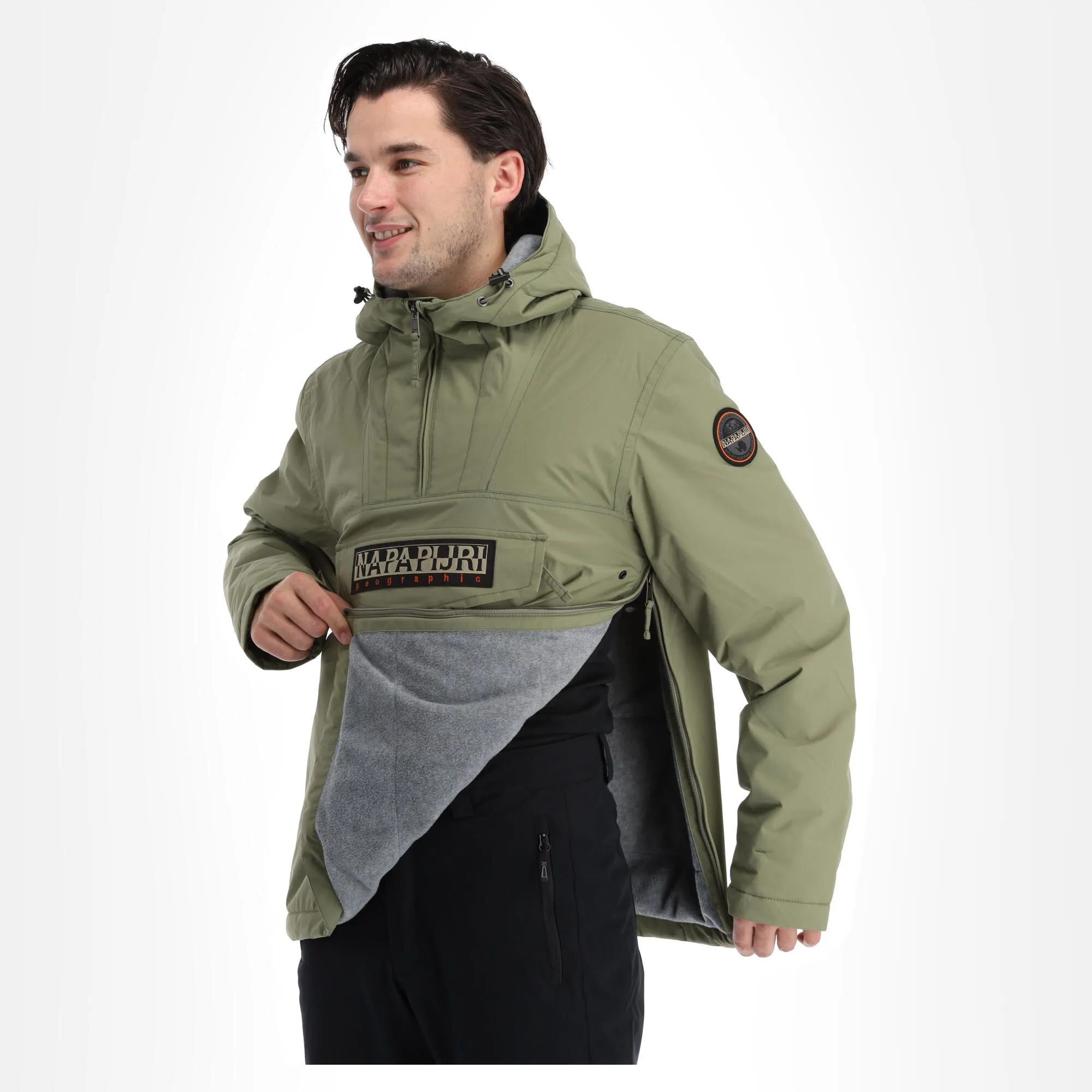 Napapijri, Rainforest Winter 3 (2022/2023) Anorak D'hiver Hommes Lichen Vert 7 Napapijri, Rainforest Winter 3 (2022/2023) Anorak D'hiver Hommes Lichen Vert – Image 5