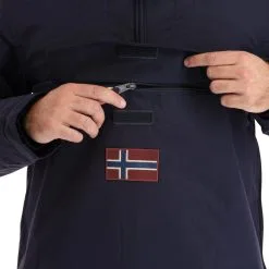 Napapijri, Rainforest Winter 3 (2022/2023) Anorak D'hiver Hommes Marine Bleu -ColourWear Soldes napapijri rainforest winter 3 af anorak heren marine blauw 22napap111v3 BI 09
