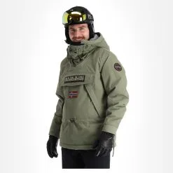Napapijri, Skidoo 4 (2022/2023) Anorak D'hiver Hommes Lichen Vert -ColourWear Soldes napapijri skidoo 4 2022 2023 af anorak heren lichen groen 22napap114v3 BI 04