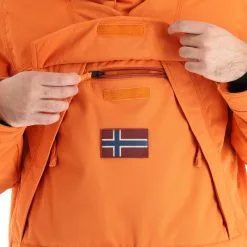 Napapijri, Skidoo 4 (2022/2023) Anorak D'hiver Hommes Butternut Orange -ColourWear Soldes napapijri skidoo 4 af anorak heren butternut oranje 22napap114v1 BI 09