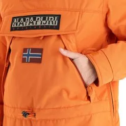 Napapijri, Skidoo 4 (2022/2023) Anorak D'hiver Hommes Butternut Orange -ColourWear Soldes napapijri skidoo 4 af anorak heren butternut oranje 22napap114v1 BI 10