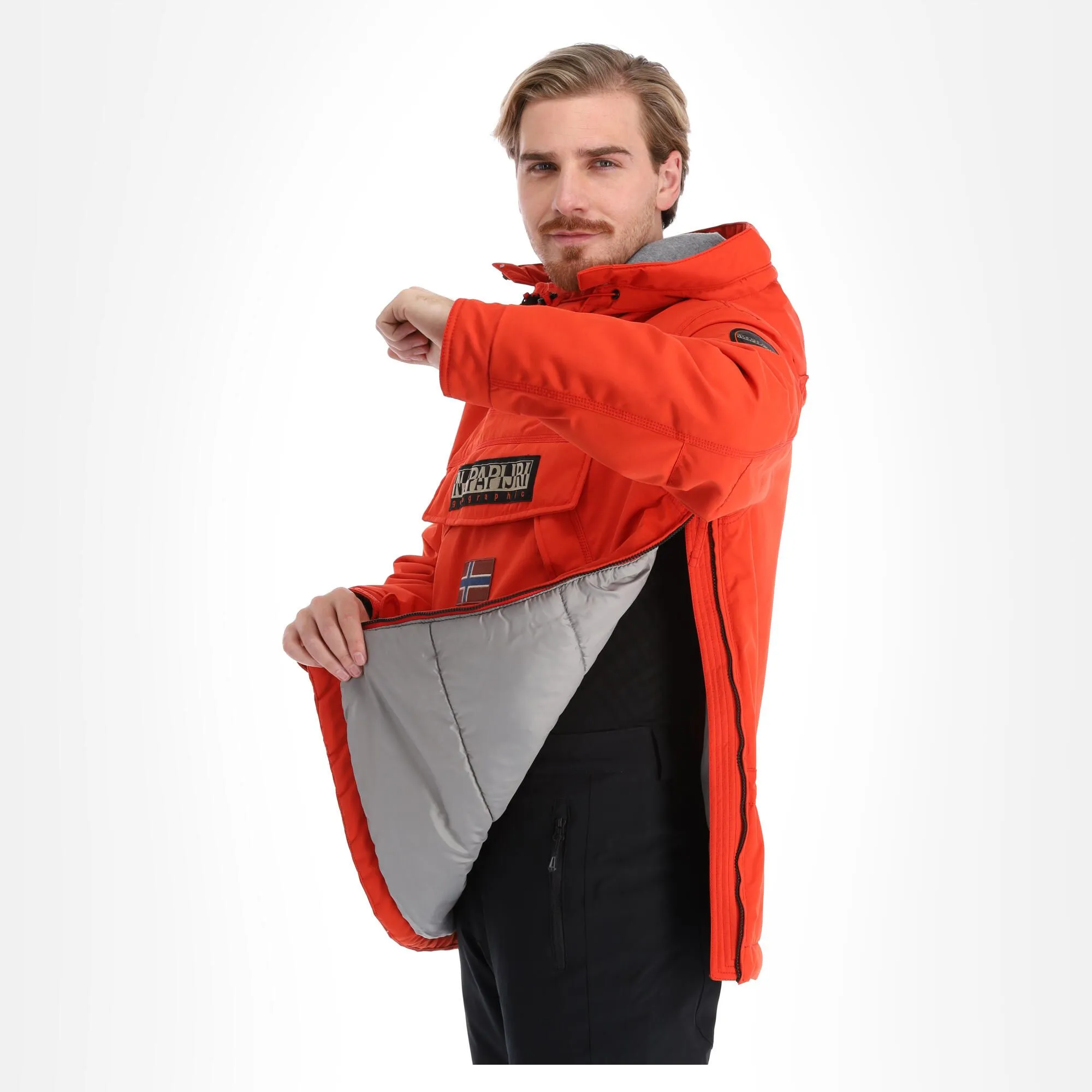 Napapijri, Skidoo 4 (2022/2023) Anorak D'hiver Hommes Poppy Rouge 7 Napapijri, Skidoo 4 (2022/2023) Anorak D'hiver Hommes Poppy Rouge – Image 5