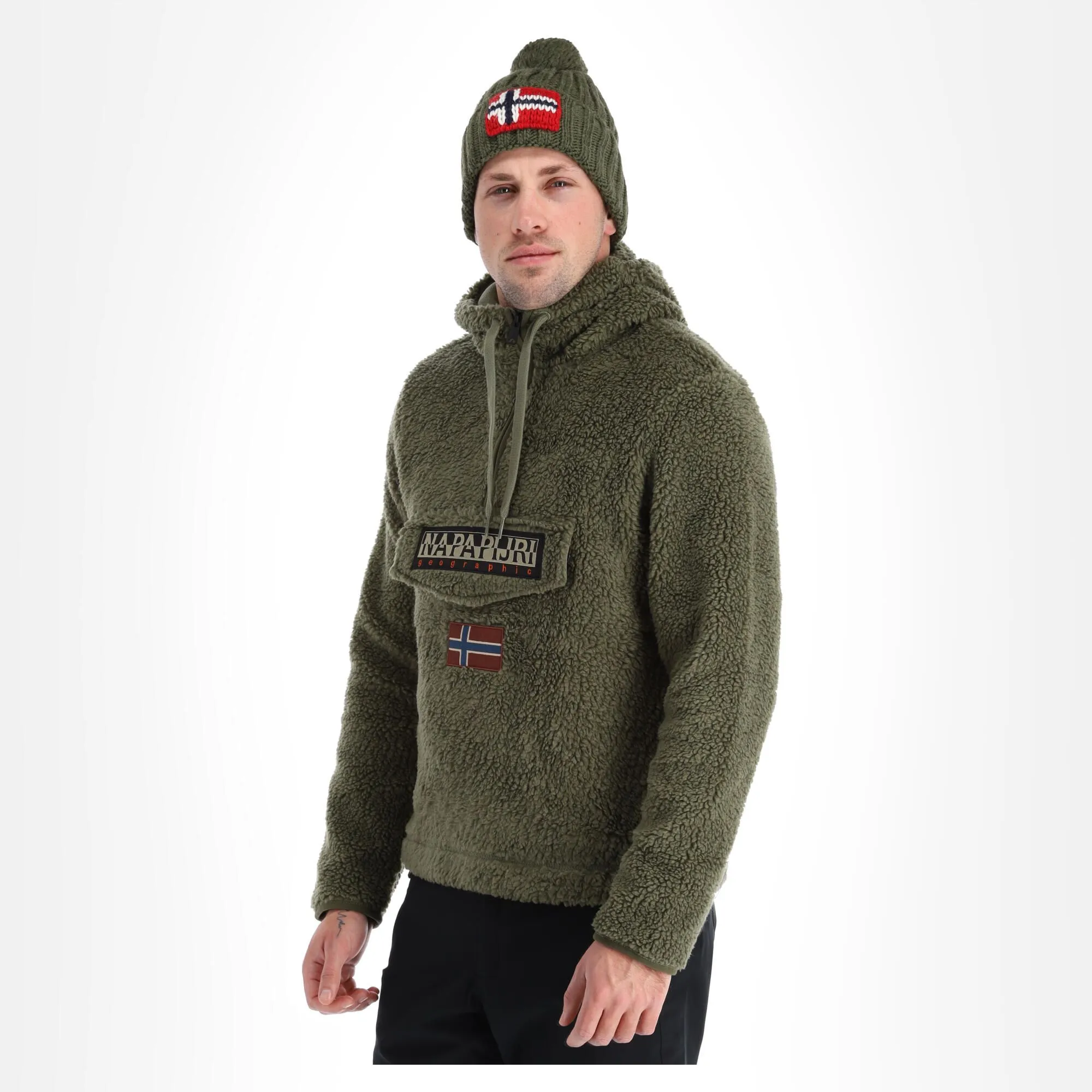 Napapijri, T-Burgee Hzh (2022/2023) Pull Hommes Lichen Vert 3 Napapijri, T-Burgee Hzh (2022/2023) Pull Hommes Lichen Vert