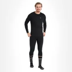 Odlo, Active Warm 2 Pack Chemise Thermo Hommes Climbing Ivy Noir, Vert