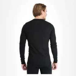 Odlo, Active Warm 2 Pack Chemise Thermo Hommes Climbing Ivy Noir, Vert -ColourWear Soldes odlo active warm 2 pack fa thermoshirt heren climbing ivy groen 22odlox130v2 BI 05