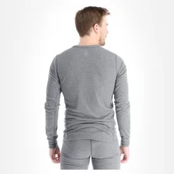 Odlo, Active Warm Eco Chemise Thermo Hommes Steel Gris -ColourWear Soldes odlo active warm eco fa thermoshirt heren steel melange grijs FA11odl101a BI 03