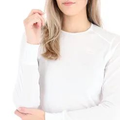 Odlo, Active Warm Eco Chemise Thermo Femmes Blanc -ColourWear Soldes odlo active warm eco thermoshirt dames wit FA20odl012a BI 05