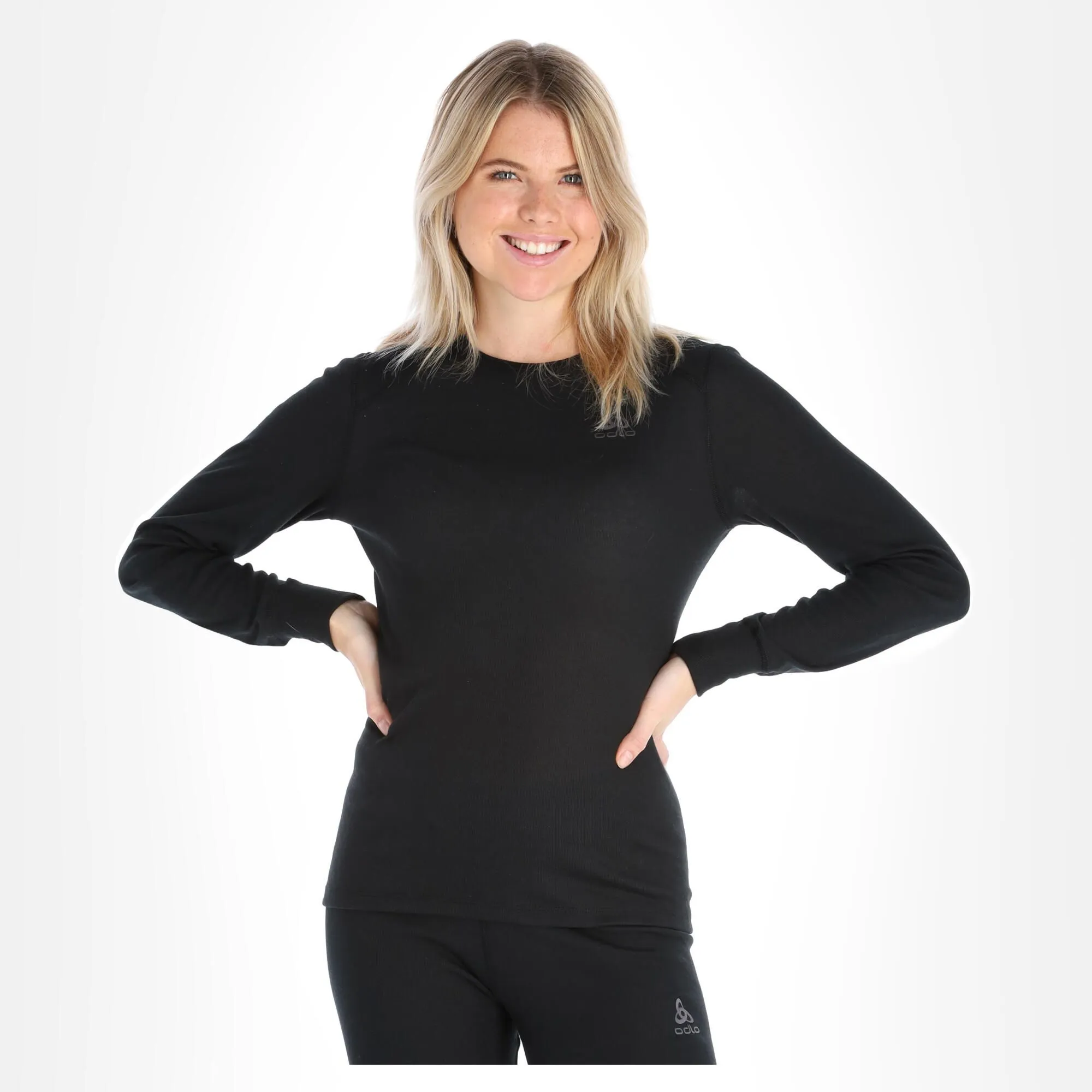 Odlo, Active Warm Eco Chemise Thermo Femmes Noir 4 Odlo, Active Warm Eco Chemise Thermo Femmes Noir – Image 2