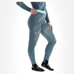Odlo, Blackcomb Eco Pantalon Thermique Femmes Teal, Space Dye Bleu -ColourWear Soldes odlo blackcomb eco fb thermobroek dames teal space dye blauw 22odlox120v2 BI 04
