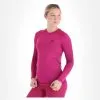 Odlo, Performance Warm Eco Chemise Thermo Femmes Festival Fuchsia Noir, Rose -ColourWear Soldes odlo performance warm eco fa thermoshirt dames festival fuchsia 22odlox124v2 BI 02