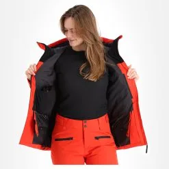 Peak Performance, Blackfire Jacket Veste De Ski Femmes Racing Rouge -ColourWear Soldes peak performance blackfire jacket aa jas gevoerd dames racing rood AA21pea113b BI 06