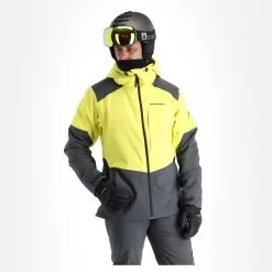 Peak Performance, Pact Jacket Veste De Ski Hommes Citrine Jaune -ColourWear Soldes peak performance pact jacket aa jas gevoerd heren citrine geel AA11pea109c BI 04