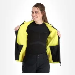 Peak Performance, Rider Zip Jacket Gilet Femmes Citrine Jaune -ColourWear Soldes peak performance rider zip jacket ad midlayer dons jas dames AD21pea120c BI 05