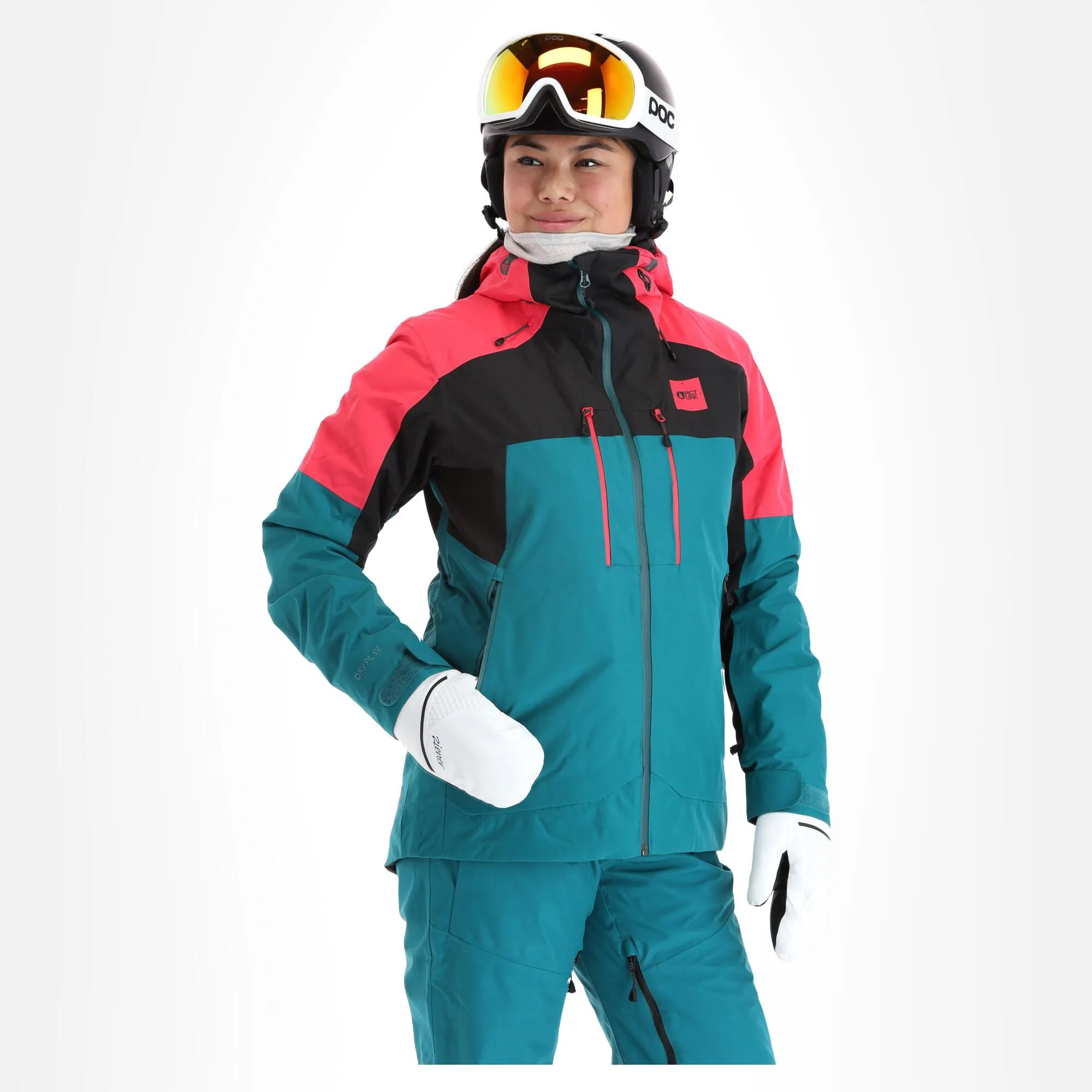 Picture, Exa Jkt Veste De Ski Femmes Dark Sea Bleu 3 Picture, Exa Jkt Veste De Ski Femmes Dark Sea Bleu