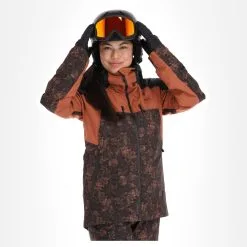 Picture, Exa Jkt Veste De Ski Femmes Iberis Print Brun