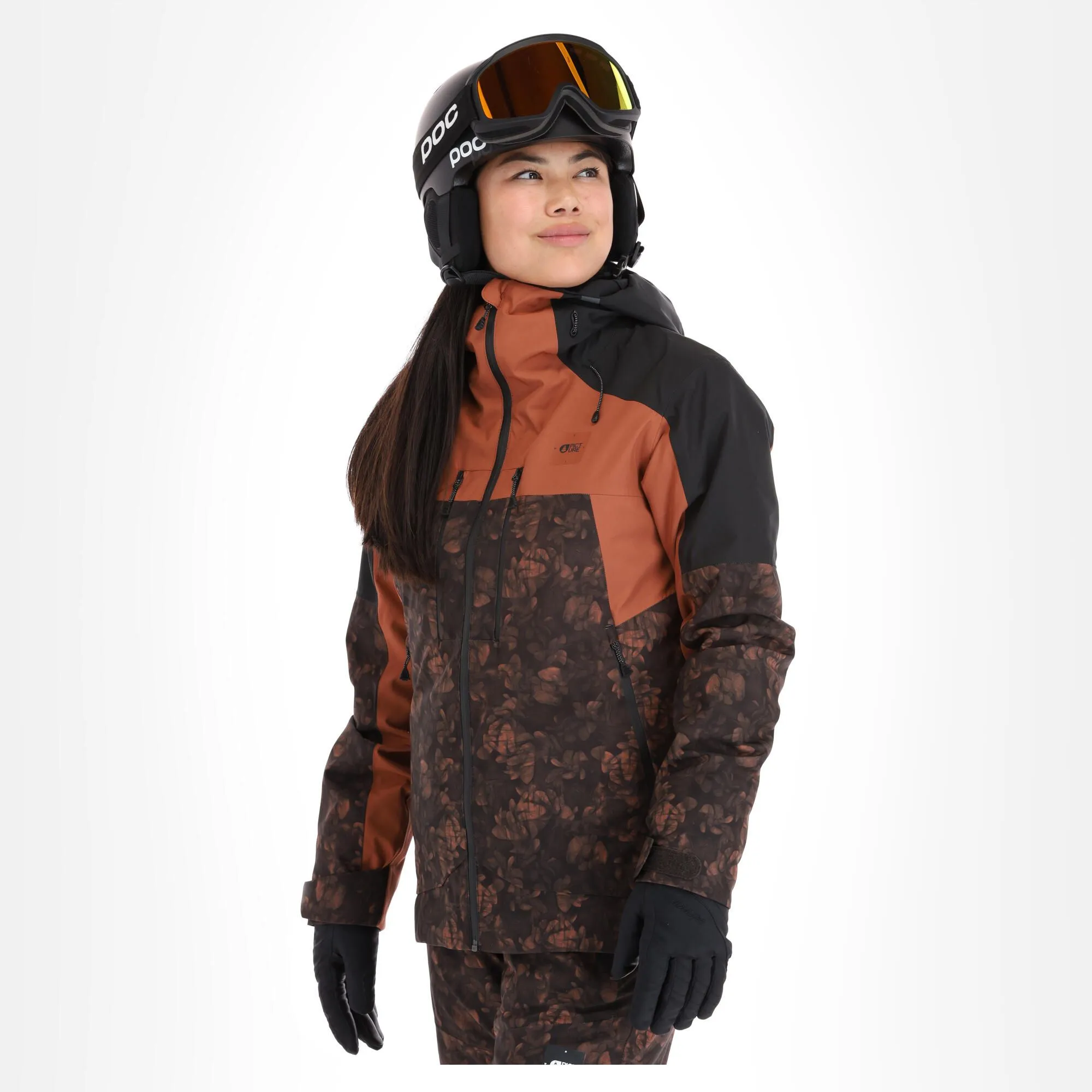 Picture, Exa Jkt Veste De Ski Femmes Iberis Print Brun 5 Picture, Exa Jkt Veste De Ski Femmes Iberis Print Brun – Image 3