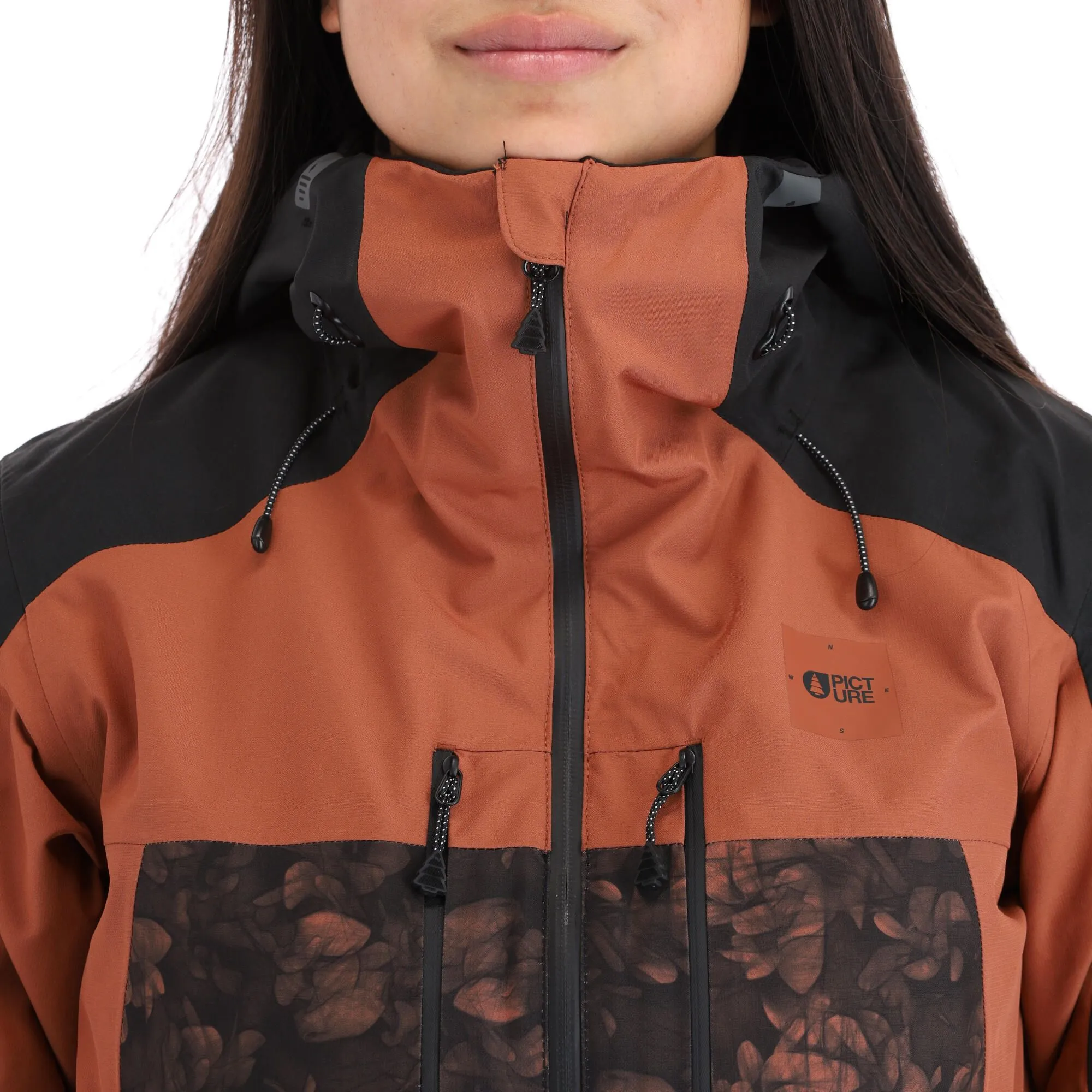 Picture, Exa Jkt Veste De Ski Femmes Iberis Print Brun 8 Picture, Exa Jkt Veste De Ski Femmes Iberis Print Brun – Image 6