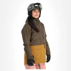 Picture, Glawi Jkt Veste De Ski Femmes Dark Army Vert -ColourWear Soldes picture glawi jkt aa jas gevoerd dames dark army groen 22pictu129v3 BI 04