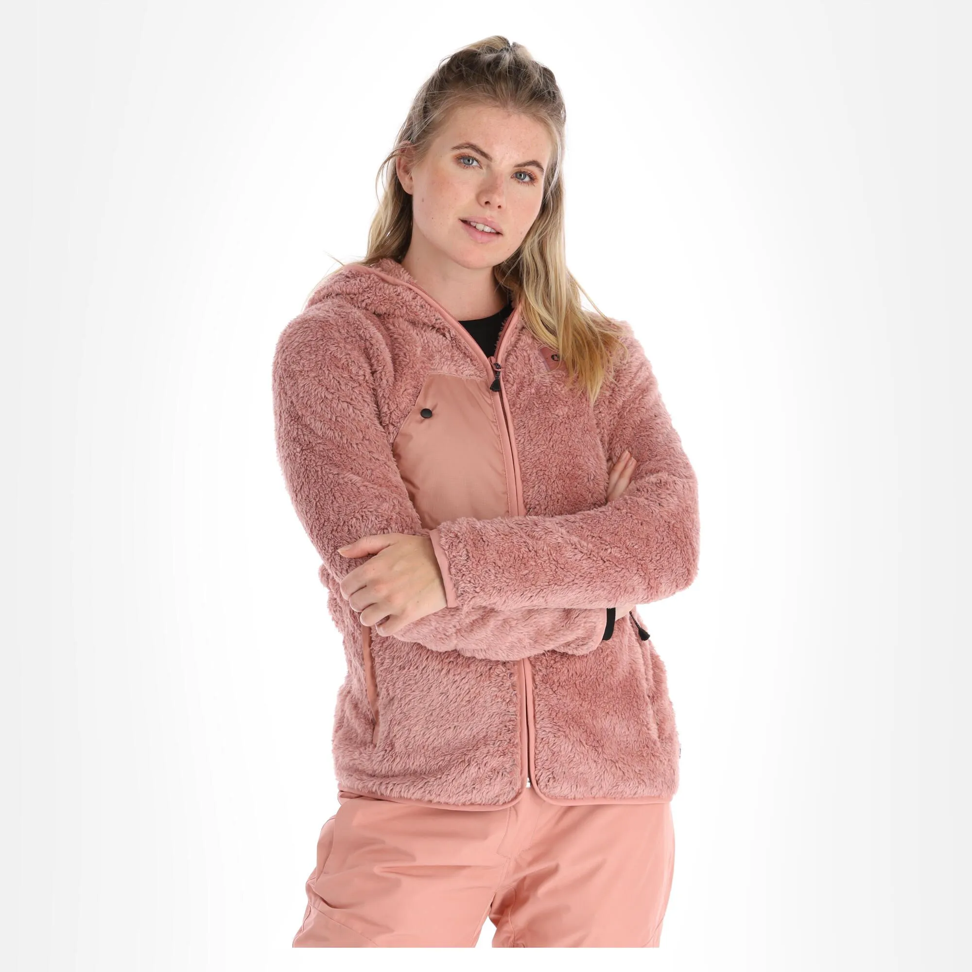 Picture, Izimo Fz Fleece Gilet Femmes Ash Rose 5 Picture, Izimo Fz Fleece Gilet Femmes Ash Rose – Image 3
