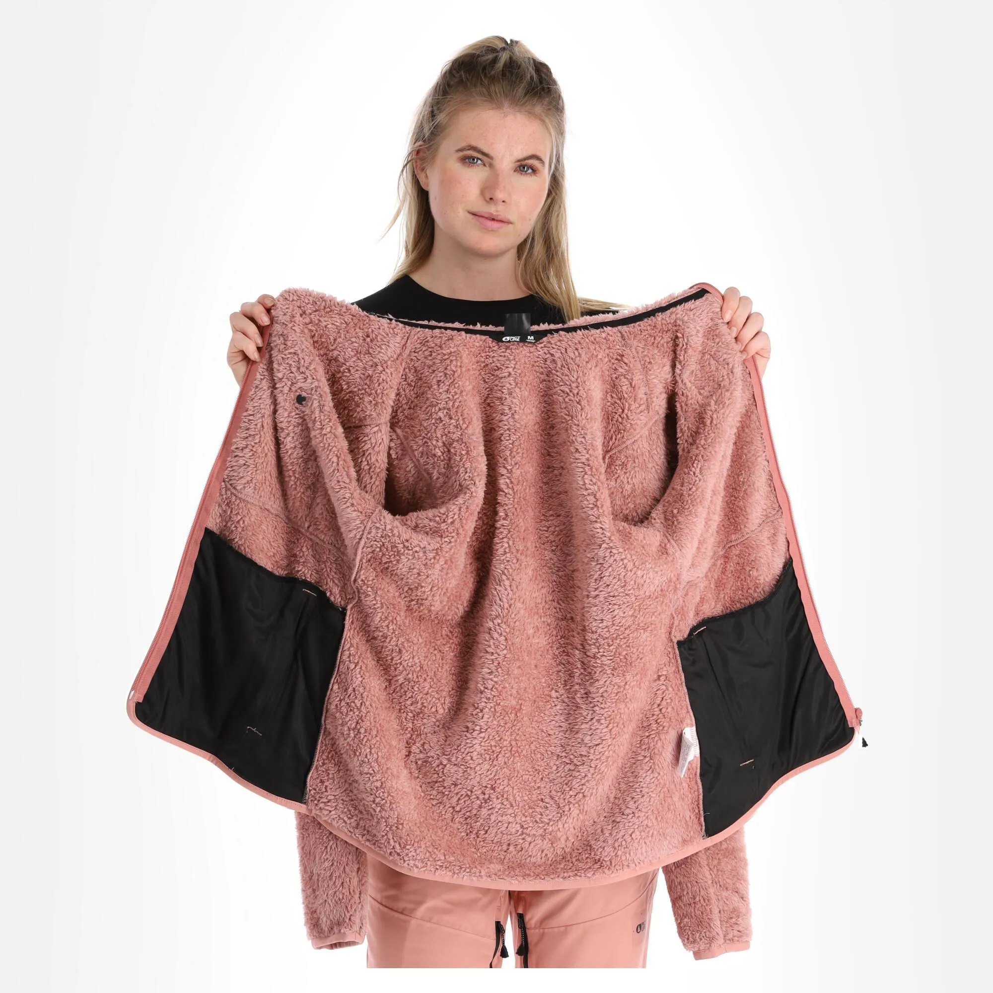 Picture, Izimo Fz Fleece Gilet Femmes Ash Rose 6 Picture, Izimo Fz Fleece Gilet Femmes Ash Rose – Image 4