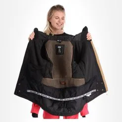 Picture, Seen Jkt Veste De Ski Femmes Dark Stone Beige -ColourWear Soldes picture seen jkt aa jas gevoerd dames dark stone beige 22pictu128v1 BI 05