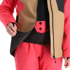 Picture, Seen Jkt Veste De Ski Femmes Dark Stone Beige -ColourWear Soldes picture seen jkt aa jas gevoerd dames dark stone beige 22pictu128v1 BI 11