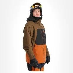 Picture, Track Jkt Veste De Ski Hommes Brun -ColourWear Soldes picture track jkt aa jas gevoerd heren bruin 22pictu116v2 BI 04