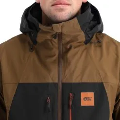 Picture, Track Jkt Veste De Ski Hommes Brun -ColourWear Soldes picture track jkt aa jas gevoerd heren bruin 22pictu116v2 BI 07