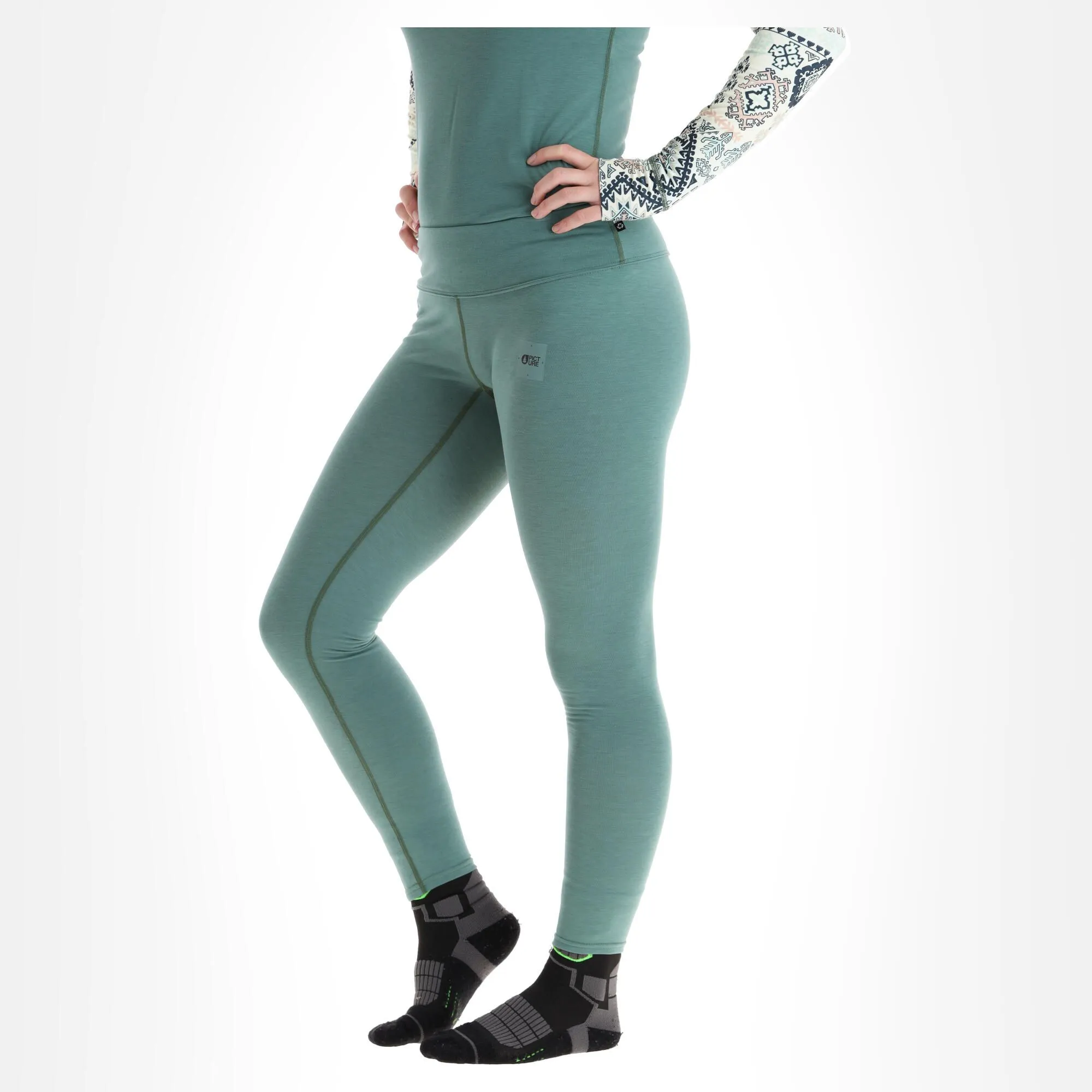 Picture, Xina Pt Pantalon Thermique Femmes Sage Brush Bleu 5 Picture, Xina Pt Pantalon Thermique Femmes Sage Brush Bleu – Image 3