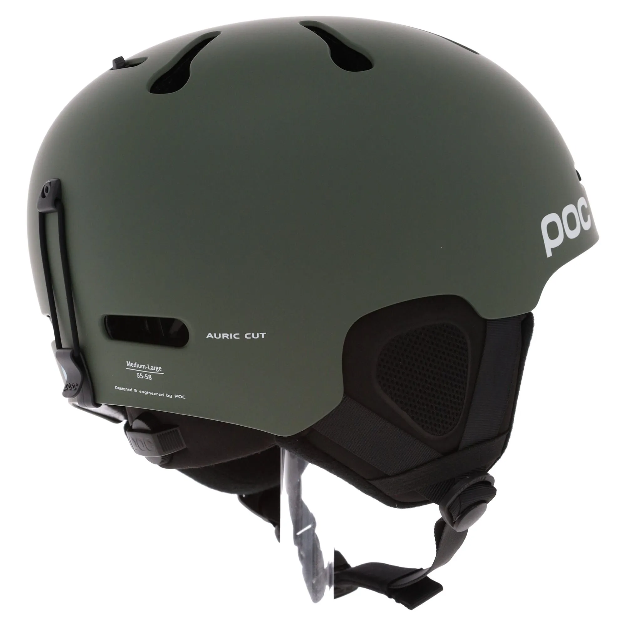 POC, Auric Cut Casque De Ski Unisexe Epidote Matt Vert 6 POC, Auric Cut Casque De Ski Unisexe Epidote Matt Vert – Image 4