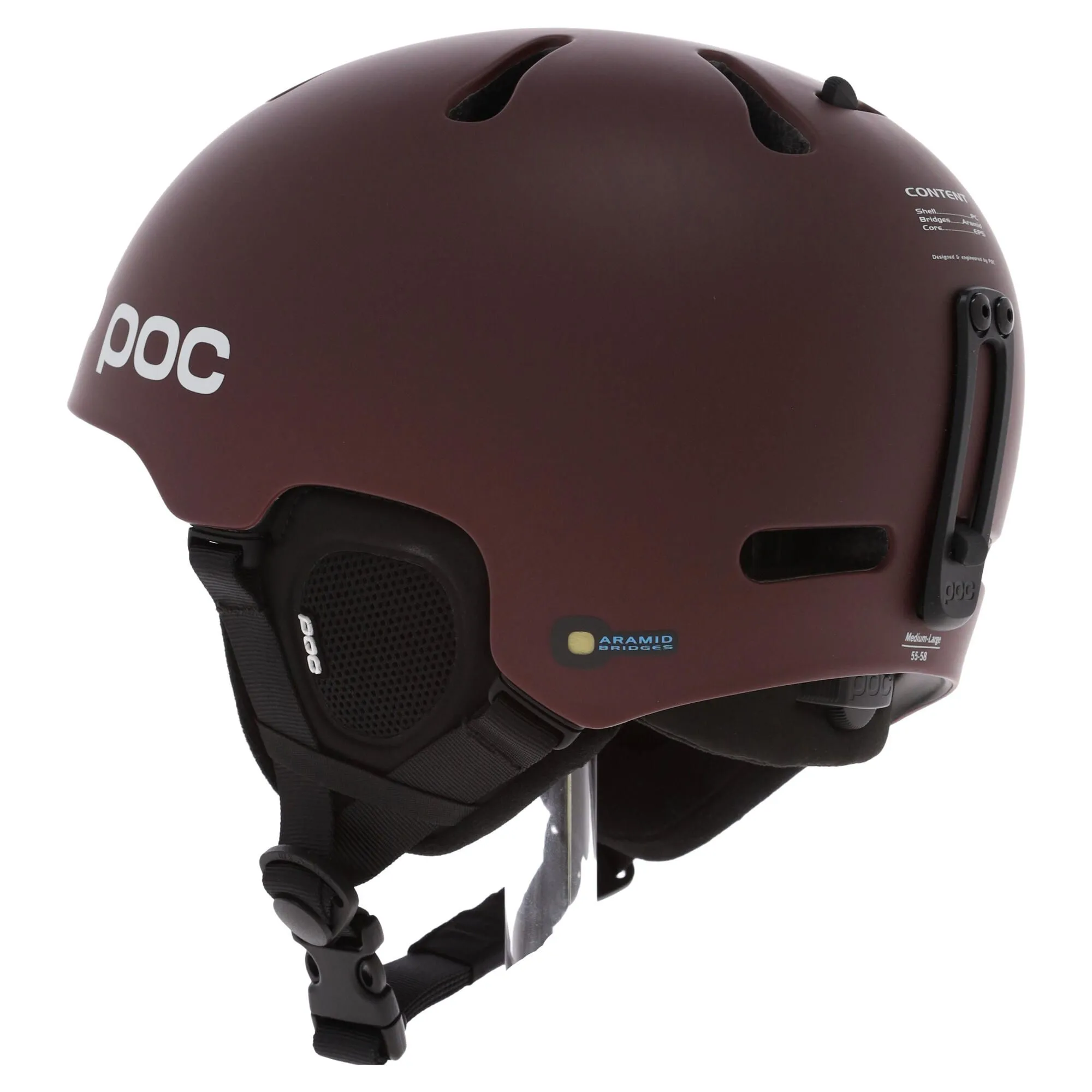 POC, Fornix Mips Casque De Ski Unisexe Garnet Matt Rouge 4 POC, Fornix Mips Casque De Ski Unisexe Garnet Matt Rouge – Image 2