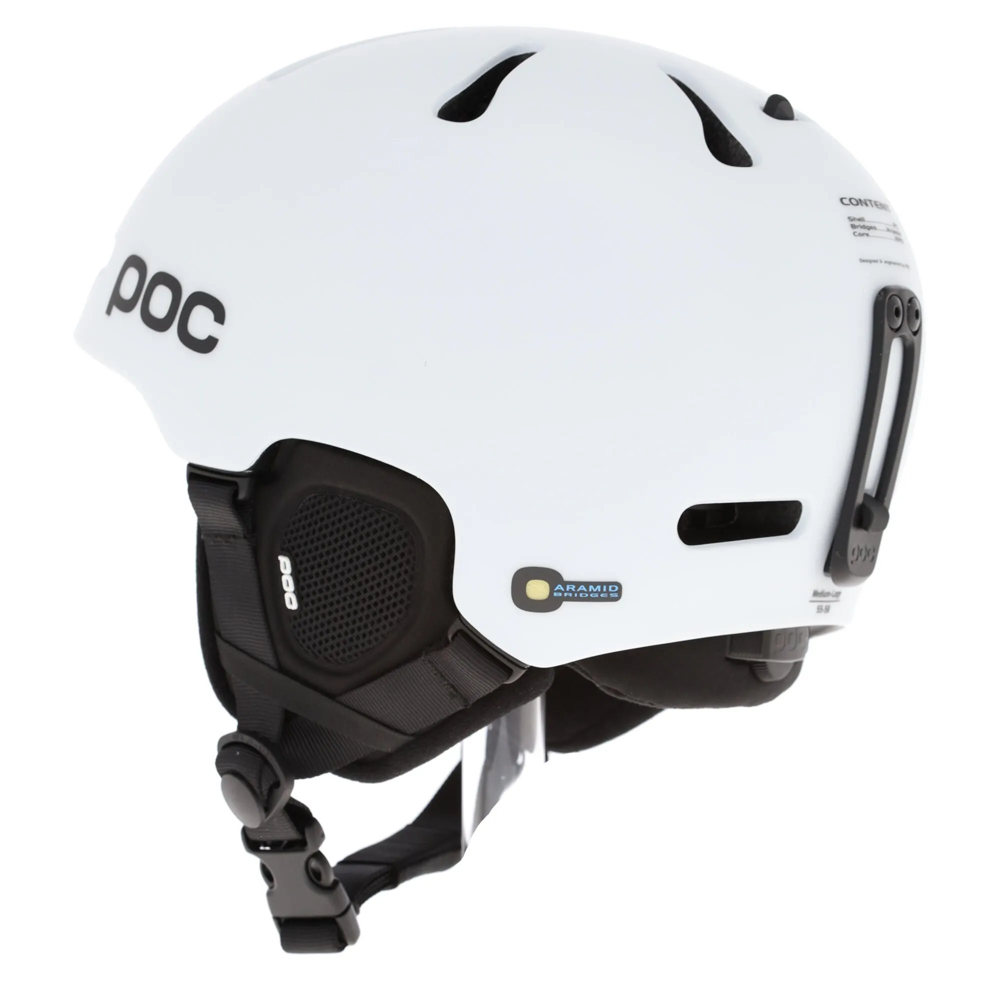 POC, Fornix Mips Casque De Ski Unisexe Hydrogen Matt Blanc 4 POC, Fornix Mips Casque De Ski Unisexe Hydrogen Matt Blanc – Image 2