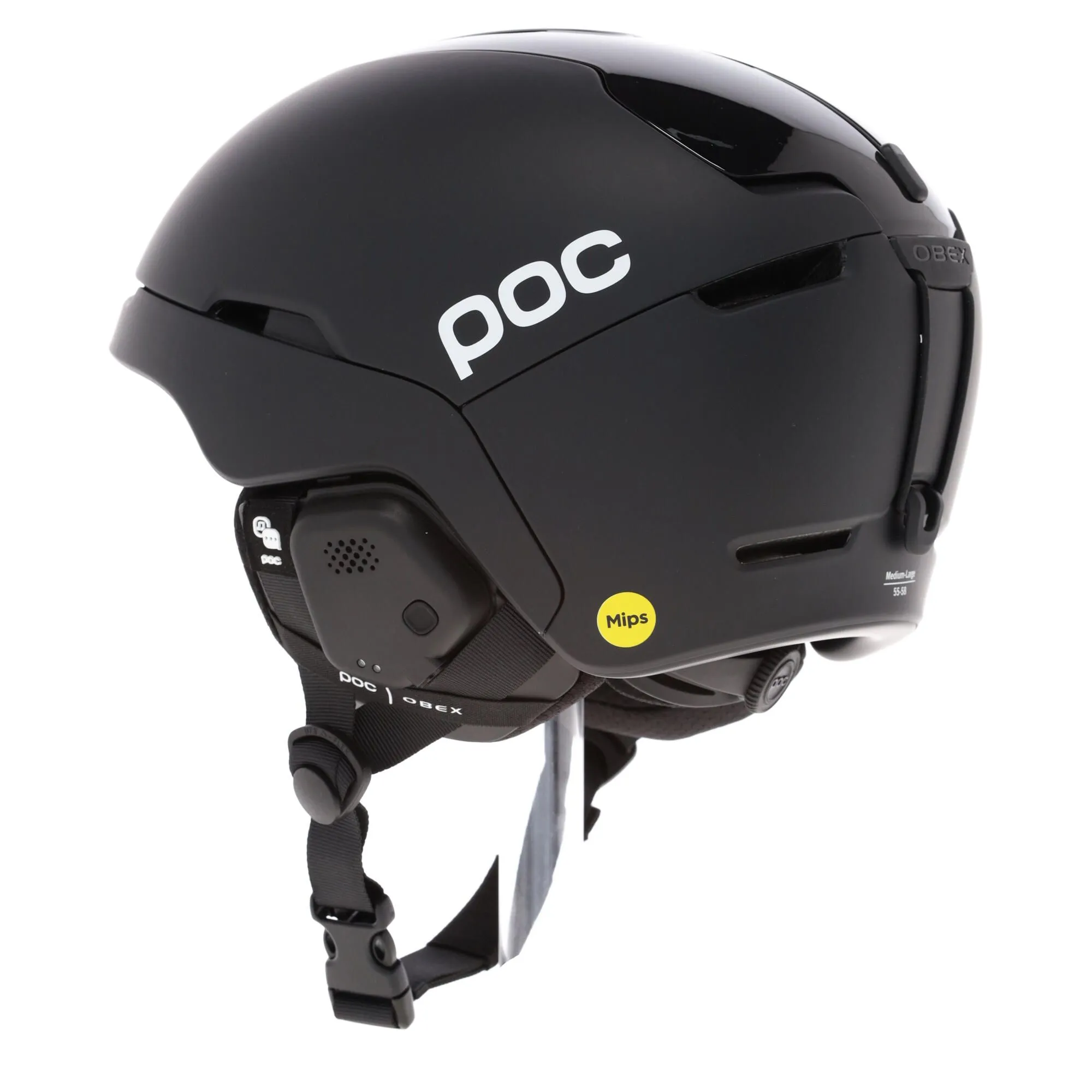 POC, Obex Mips Communication Casque De Ski Unisexe Uranium Matt Noir 3 POC, Obex Mips Communication Casque De Ski Unisexe Uranium Matt Noir
