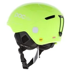 POC, Pocito Obex Mips Casque De Ski Enfants Fluorescent Jaune, Vert