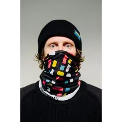 Poederbaas, Neckwarmer Foulard Unisexe Noir