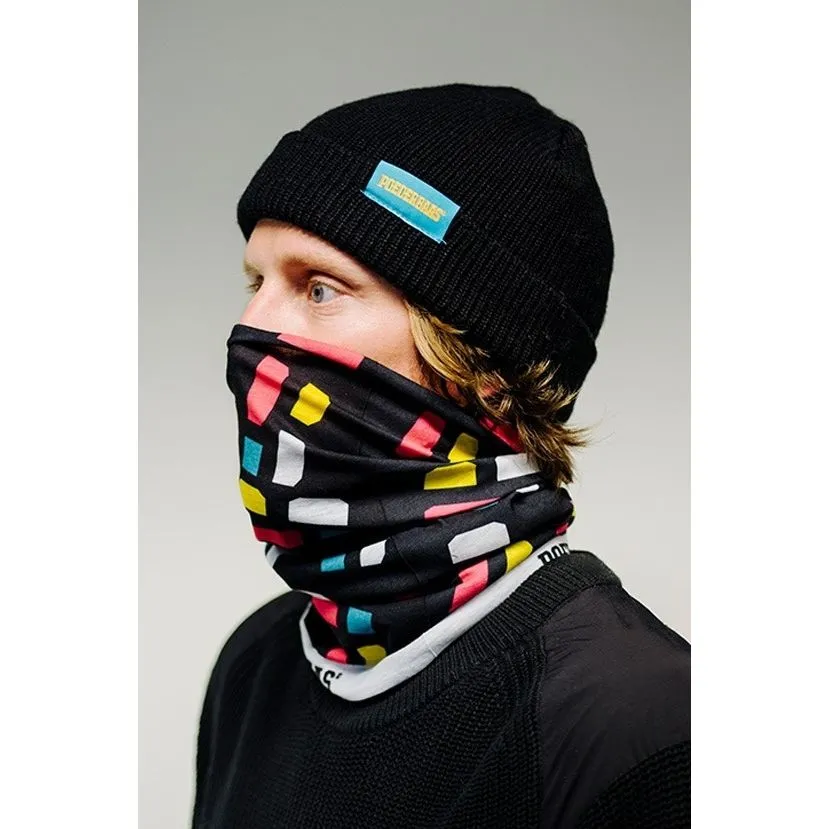 Poederbaas, Neckwarmer Foulard Unisexe Noir 4 Poederbaas, Neckwarmer Foulard Unisexe Noir – Image 2