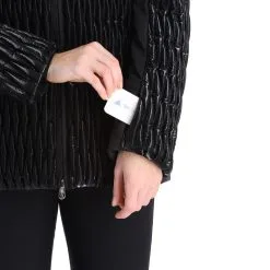 Poivre Blanc, Hybrid Ski Jacket Veste De Ski Femmes Glow Noir -ColourWear Soldes poivre blanc hybrid ski jacket aa jas gevoerd dames glow zwart 22poivr105v2 BI 11